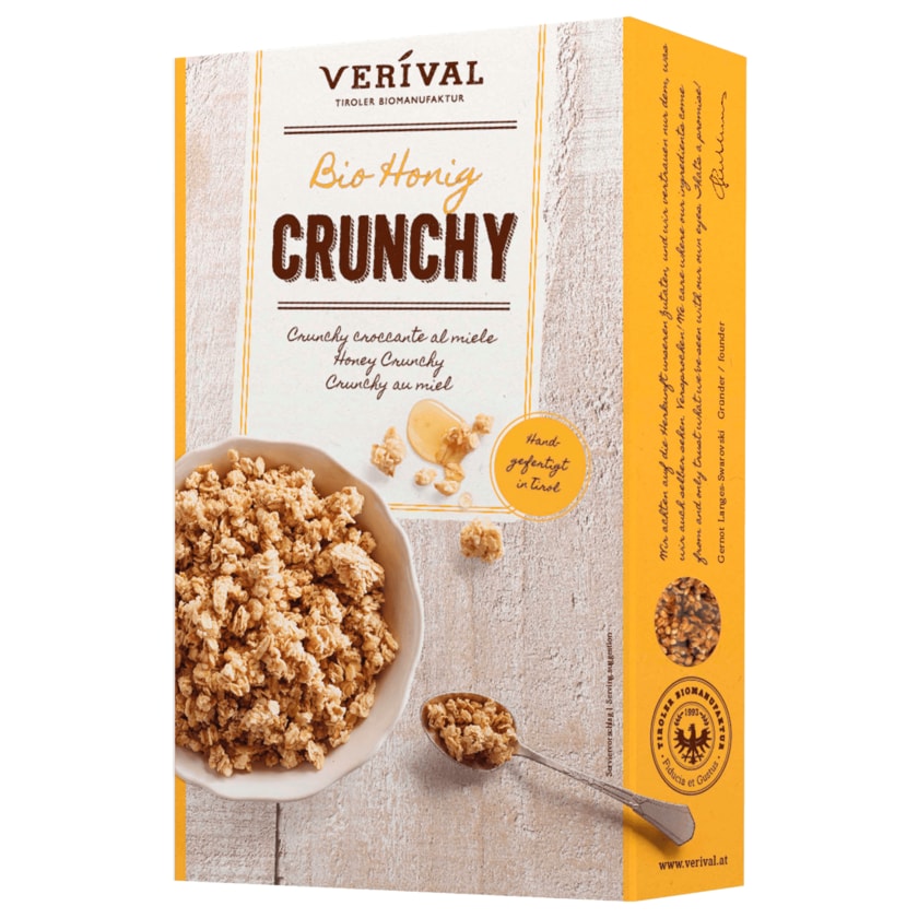 Verival Bio Crunchy Müsli Honig 375g